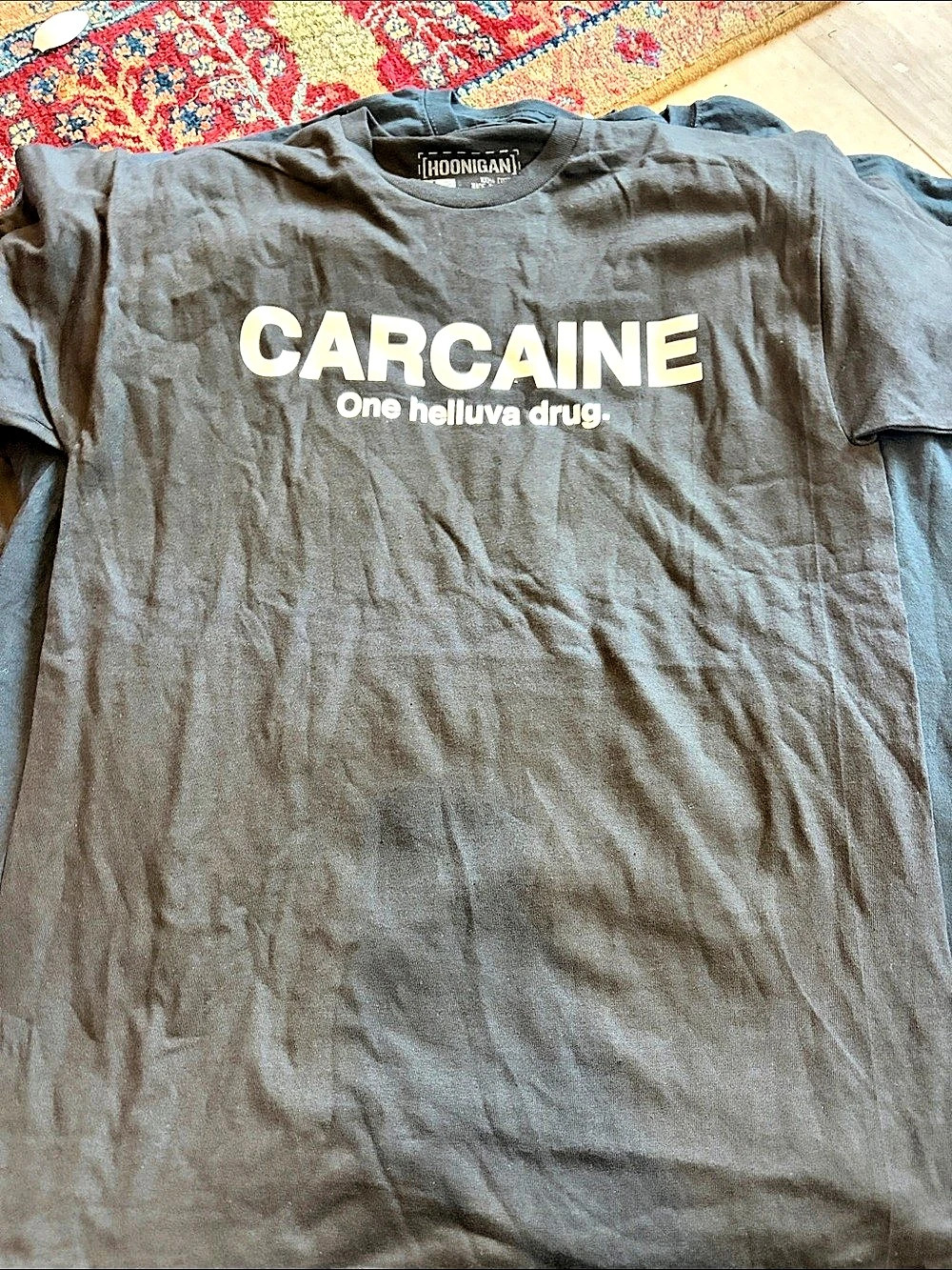 Hoonigan Carcaine Supply T-Shirt Graphic Tee in Gray